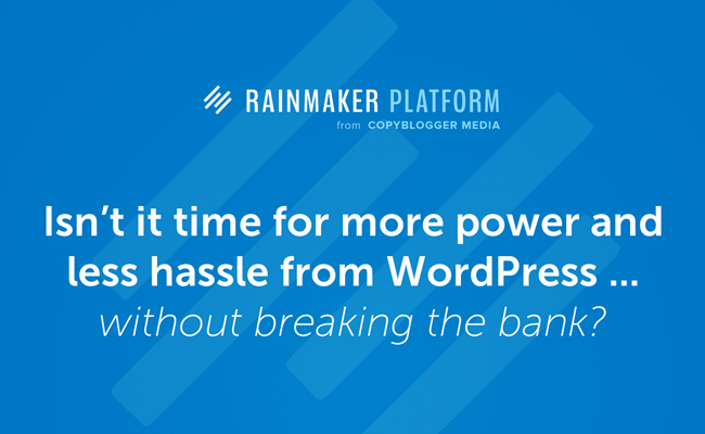 Apresentamos-lhe o Rainmaker: A solução completa para profissionais de marketing de conteúdos e empresários da Internet